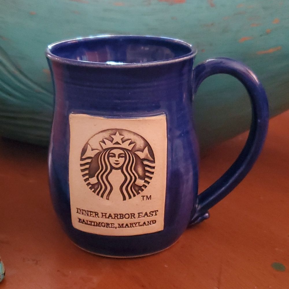 Rare Starbucks Handcrafted Inner Harbor East Baltimore Maryland Mug Cup 16 oz.